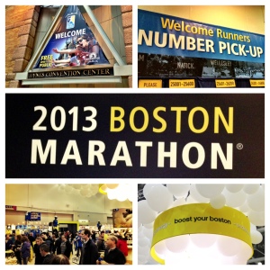 Boston Marathon Expo. Attending this alone delivers a runners high