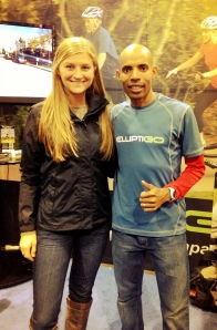 With Olympian and legendary American marathoner Meb