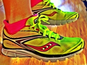 Giving the Saucony Kinvaras a whirl